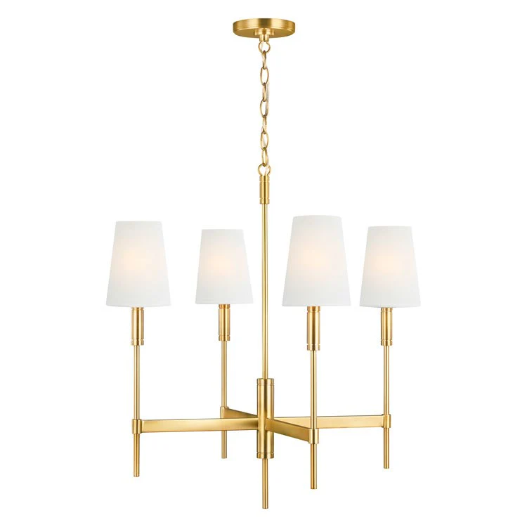 Beckham Classic Four-Light Chandelier by Thomas O'Brien - Frankwebs