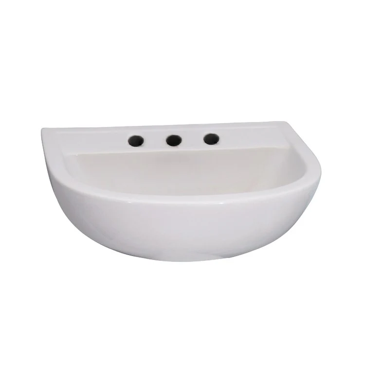 Lavatory Sink Compact Wall Hung 20 Inch 8 Inch Spread White - Frankwebs