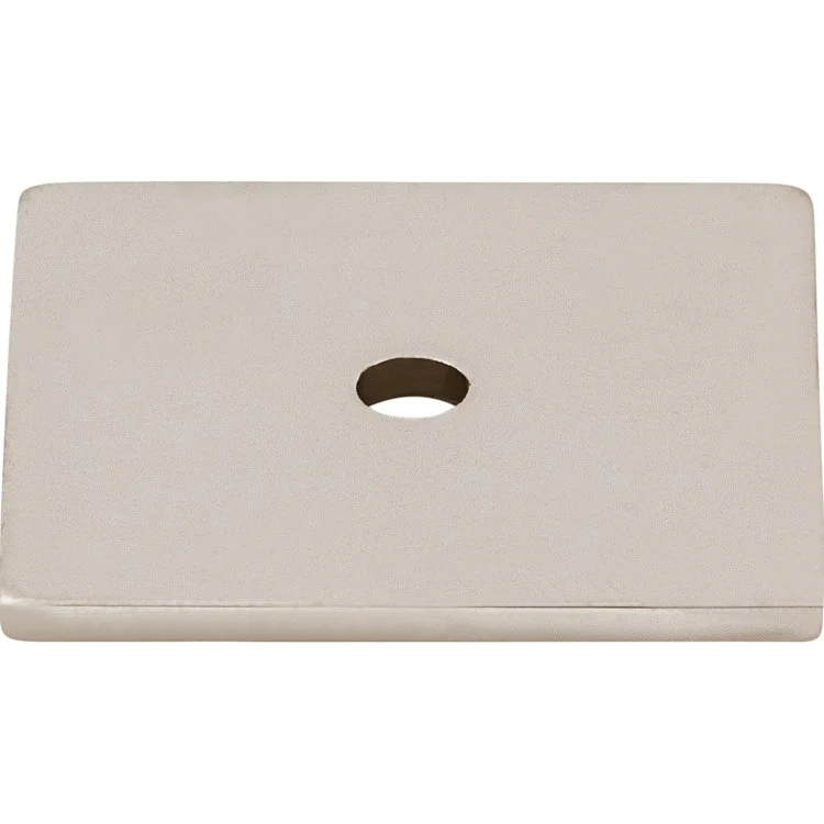 Knob Backplate Sanctuary Square Polished Nickel 1-1/4 Inch 1 Hole Zinc Alloy - Frankwebs