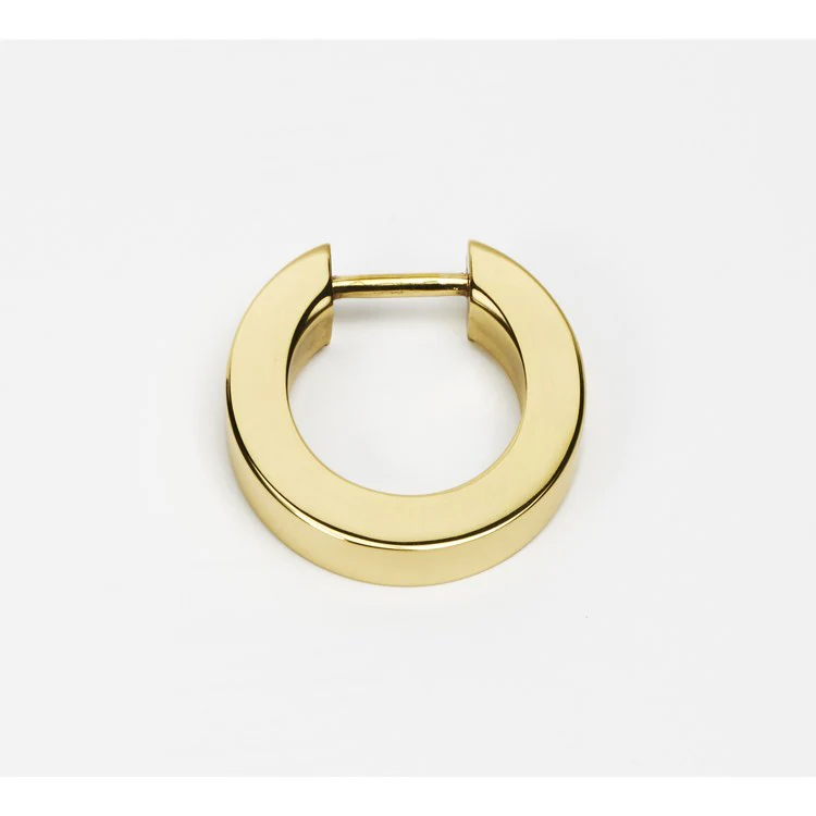 Ring Flat Round Unlacquered Brass 1-1/2 Inch Brass - Frankwebs