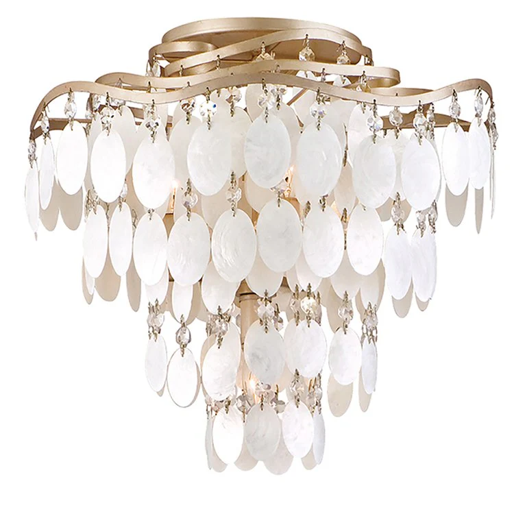Dolce Four-Light Semi-Flush Mount Ceiling Fixture - Frankwebs