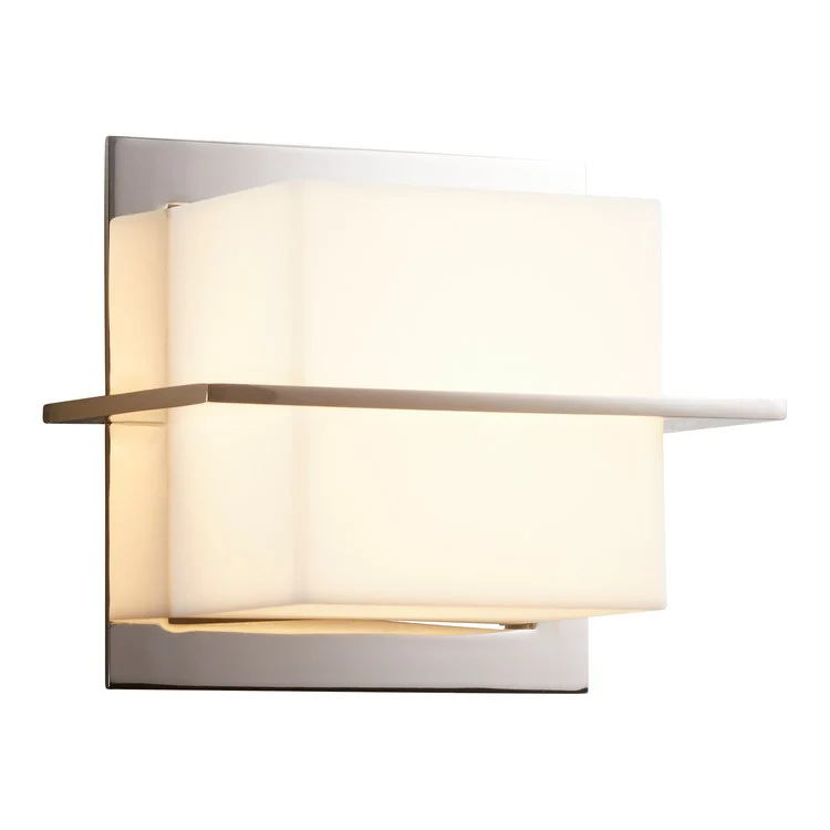 Metrix Single-Light LED Bathroom Wall Sconce - Polished Nickel - Frankwebs