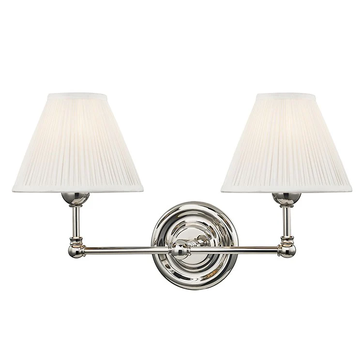Classic No.1 Two-Light Wall Sconce by Mark D. Sikes - Frankwebs