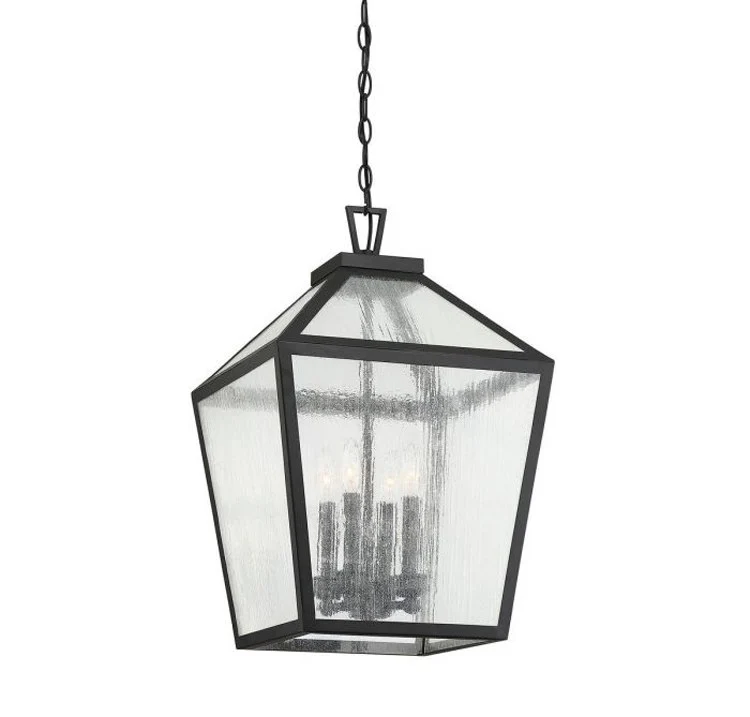 Woodstock Four-Light Outdoor Hanging Lantern - Frankwebs