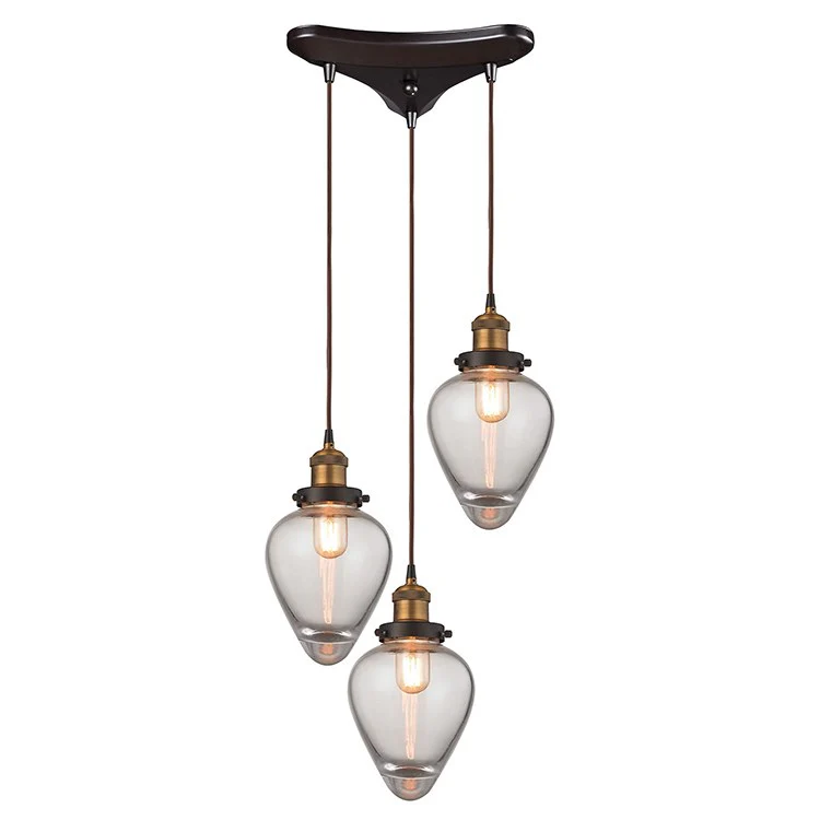 Bartram Three-Light Pendant - Frankwebs