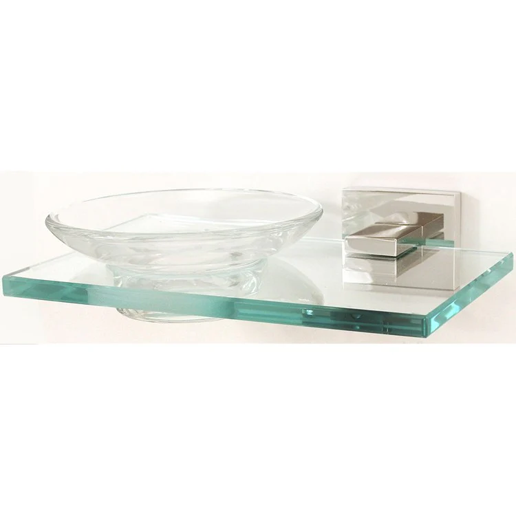 Soap Dish Contemporary ll Bath Polished Chrome Concealed Wall Mount 5 x 6-3/4 x 2 Inch - Frankwebs