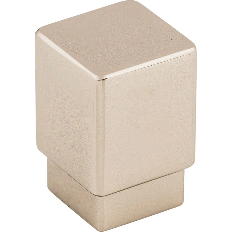 Knob Sanctuary Tapered Square Polished Nickel Zinc Alloy 3/4 Inch - Frankwebs