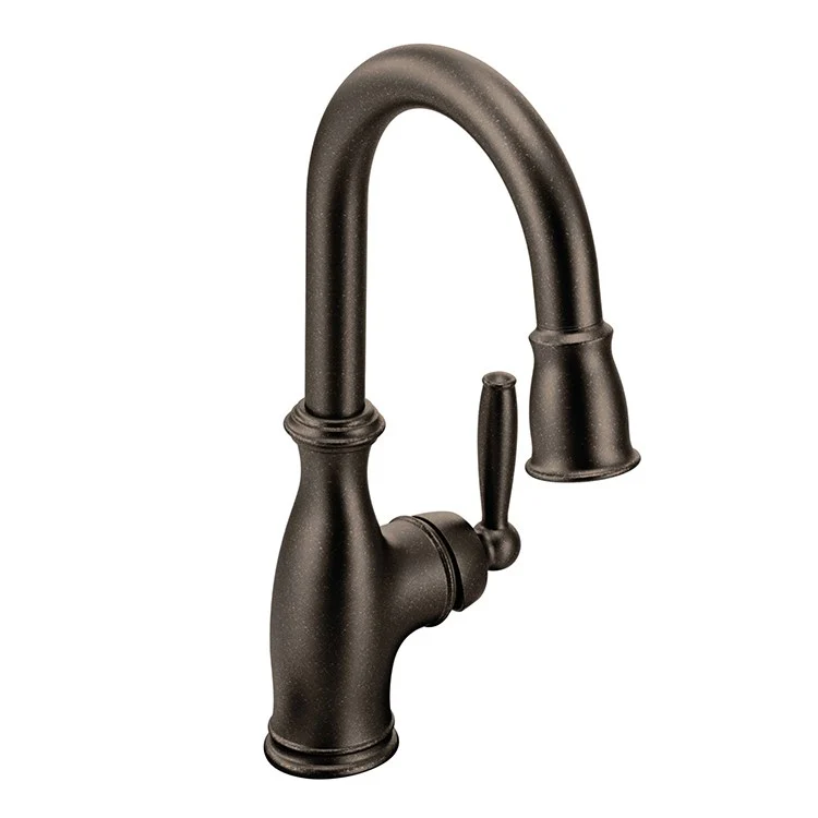 Brantford Single Handle High-Arc Pull Down Bar/Prep Faucet - Frankwebs