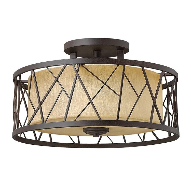 Nest Three-Light Semi-Flush Mount Ceiling Light - Frankwebs