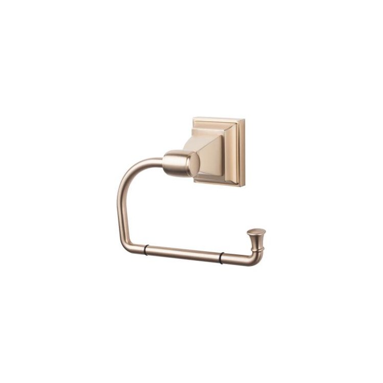 Stratton Open Post Toilet Paper Holder - Brushed Bronze - Frankwebs