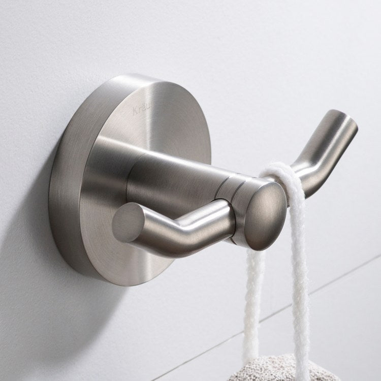 Elie Bathroom Double Robe and Towel Hook - Frankwebs