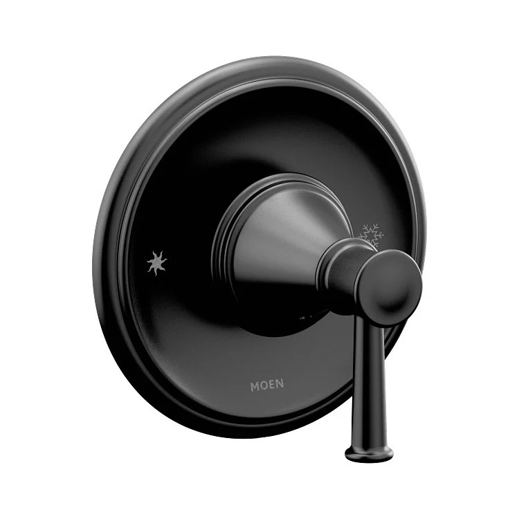 Pressure Balance Valve Trim Belfield Posi-Temp 1 Lever Matte Black ADA - Frankwebs