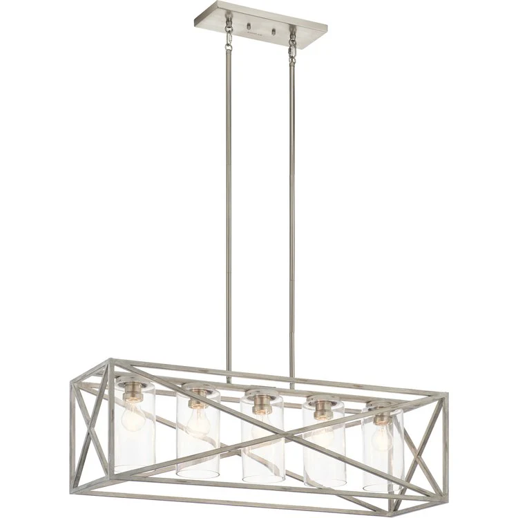 Moorgate Five-Light Linear Chandelier - Frankwebs