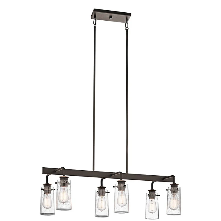 Braelyn Six-Light Linear Chandelier - Frankwebs