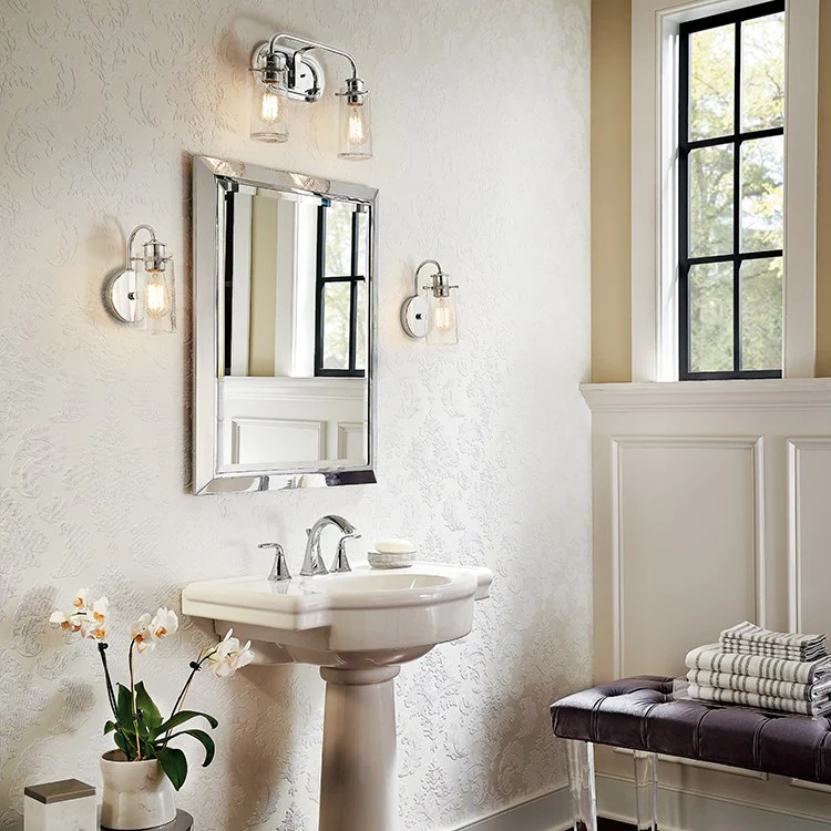 Braelyn Single-Light Bathroom Wall Sconce - Frankwebs