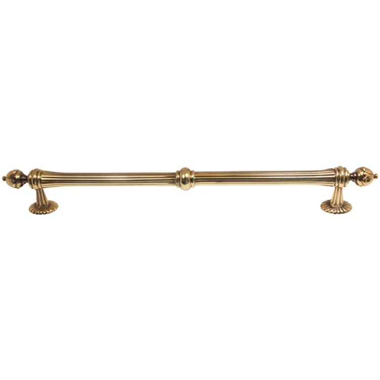 Pull Ornate Oversized Polished Antique Brass 18 Inch 22-1/4 Inch 2-3/4 Inch - Frankwebs