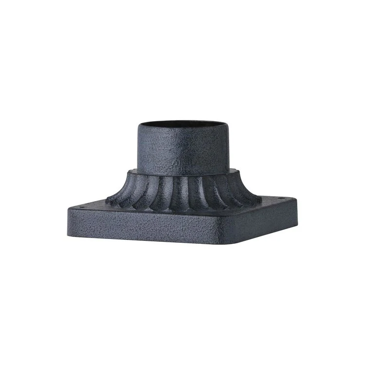 Outdoor Fluted Pier Mount with Square Base - Frankwebs