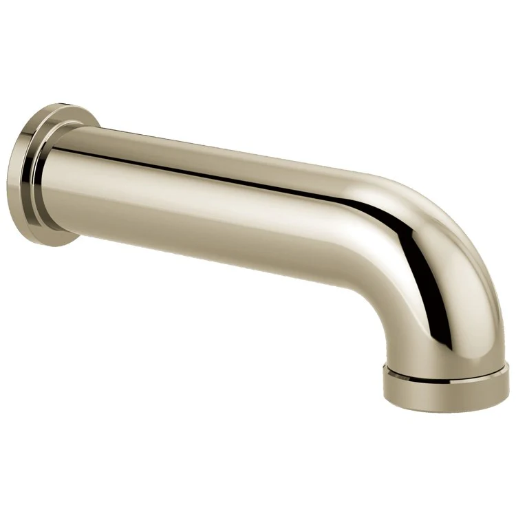 Tub Spout Universal Showering Round Pull-Down Diverter Brilliance Luxe Gold 18 Gallons per Minute Brass 8-7/16 Inch - Frankwebs