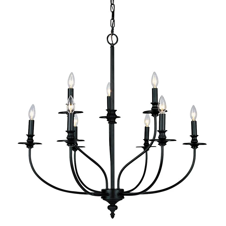 Hartford Nine-Light Chandelier - Frankwebs