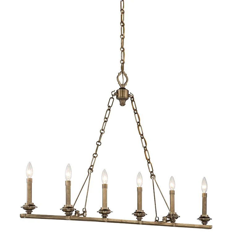 Leicester Six-Light Island Chandelier - Frankwebs