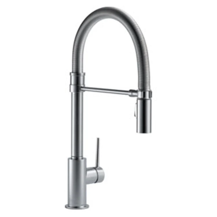 Trinsic Pro Single Handle Pull-Down Spring Spout Kitchen Faucet - Frankwebs