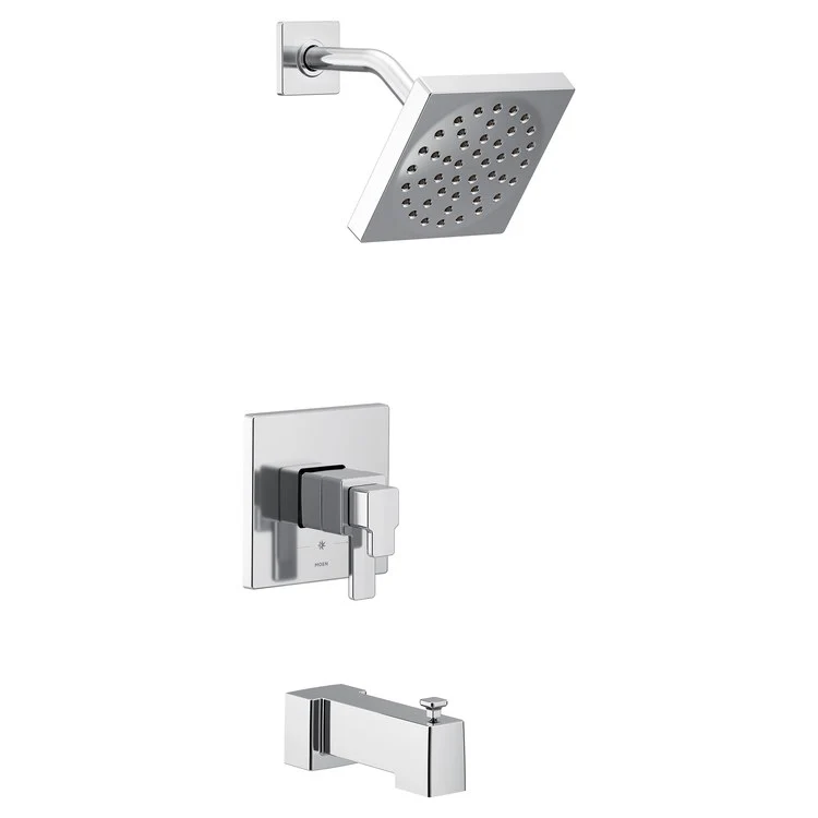 Tub and Shower Trim 90 Degree 2 Lever Chrome WaterSense ADA 1.75 Gallons per Minute - Frankwebs