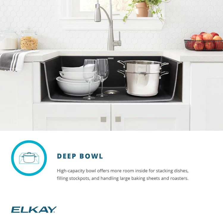 Kitchen Sink Quartz Classic 33 x 18.5 Inch Single Bowl Kit with Faucet White Undermount - Frankwebs
