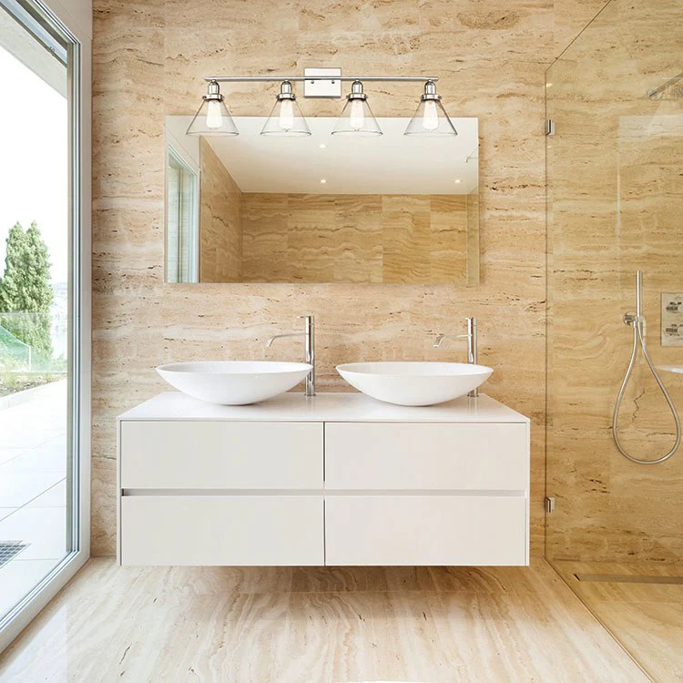 Drake Four-Light Bathroom Vanity Fixture - Frankwebs