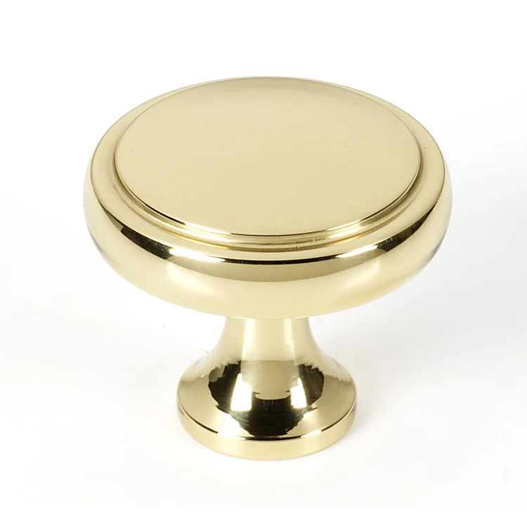 Knob Royale Round Antique English Brass 1-1/4 Inch 1-1/8 Inch 5/8 Inch - Frankwebs