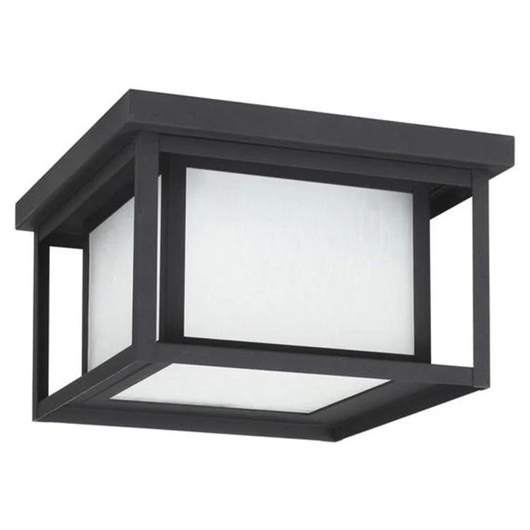 Hunnington Single-Light LED Outdoor Flush Mount Ceiling Fixture - Frankwebs
