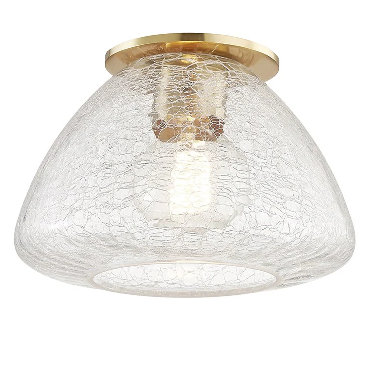 Maya Single-Light Small Flush Mount Ceiling Fixture Mount - Frankwebs