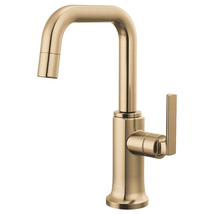 Beverage Faucet Kintsu Square 1 Lever Lumicoat Polished Chrome - Frankwebs