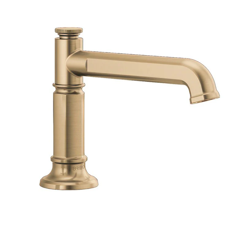 Lavatory Faucet Invari Widespread 6-16 Inch Spread Less Handle ADA WaterSense Brilliance Luxe Nickel 1.5 Gallons per Minute Column Spout - Frankwebs