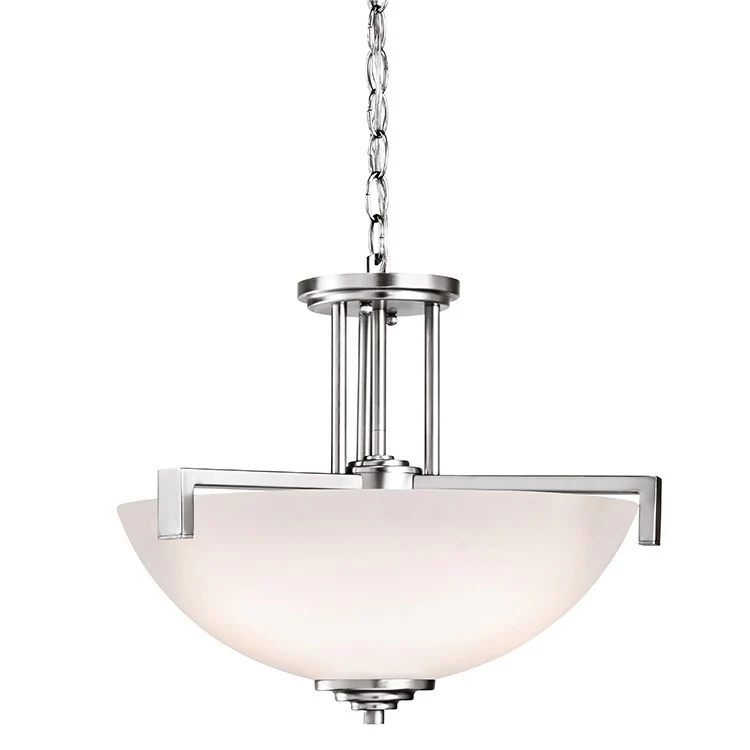 Eileen Three-Light Pendant/Semi-Flush Mount Ceiling Fixture - Frankwebs