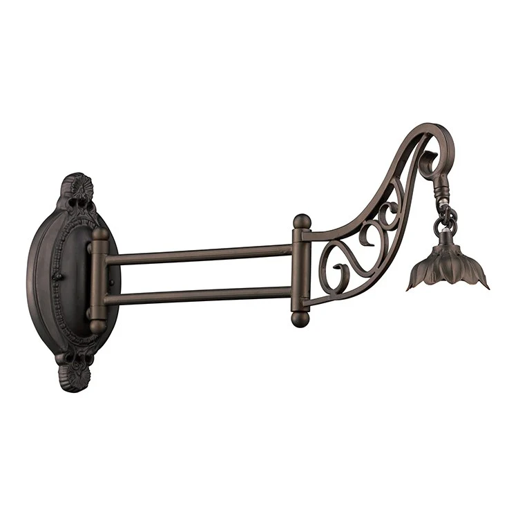 Mix-N-Match Single-Light Swing-Arm Wall Sconce Frame - Frankwebs