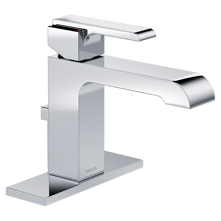 Ara Single Handle Centerset Bathroom Faucet with Drain - Frankwebs