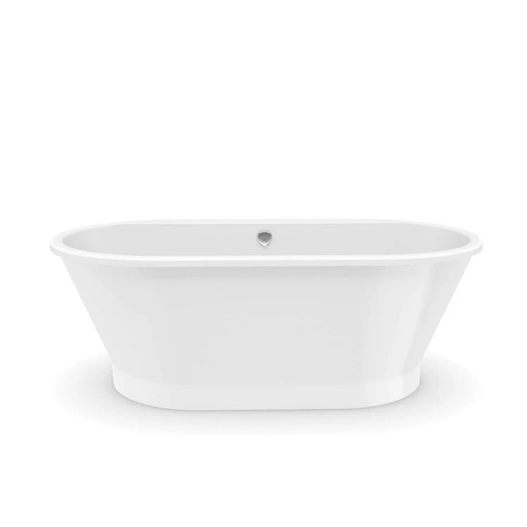 Freestanding Tub Brioso 66 x 36 Inch Center White Oval - Frankwebs