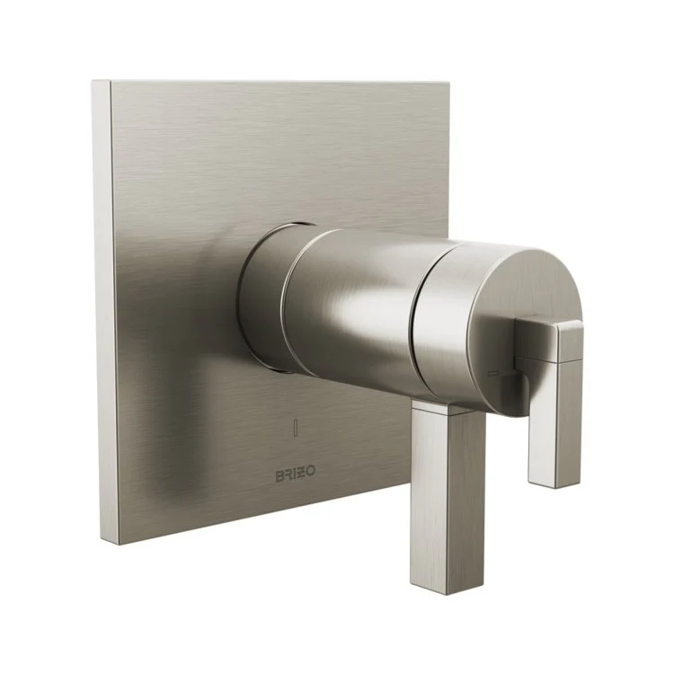 Thermostatic Trim Frank Lloyd Wright Square Less Handle Less Handle Brilliance Polished Nickel ADA for Universal Rough Zinc - Frankwebs