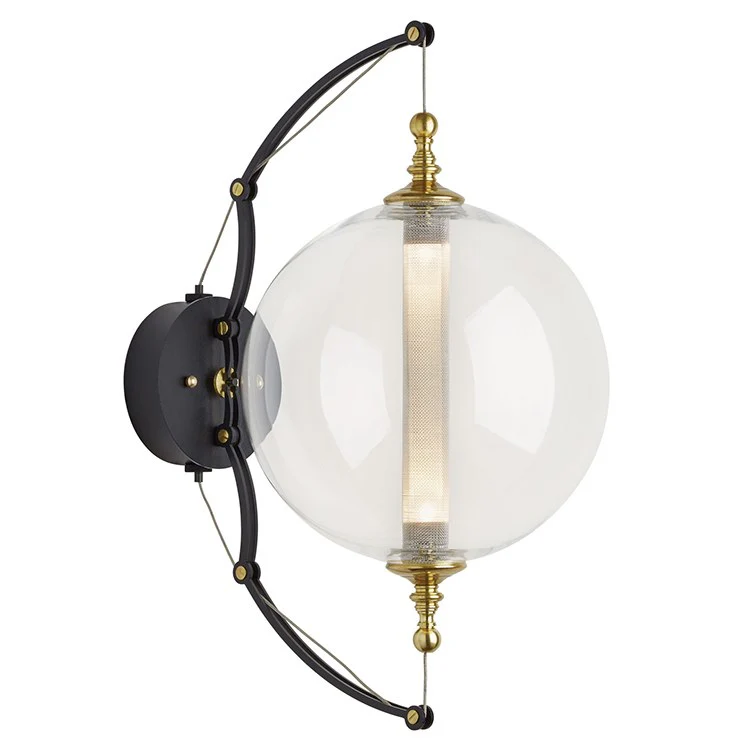 Otto Sphere Two-Light Wall Sconce - Frankwebs