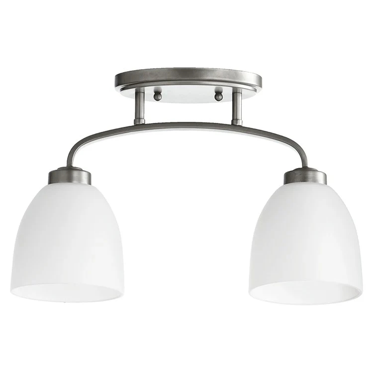 Reyes Two-Light Flush Mount Ceiling Fixture - Frankwebs