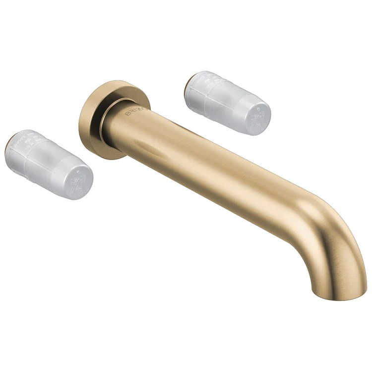 Tub Filler Trim Litze Wall Mount Less Handle Polished Chrome ADA 8-16 Inch Spread Less Handshower 9.3 Gallons per Minute - Frankwebs