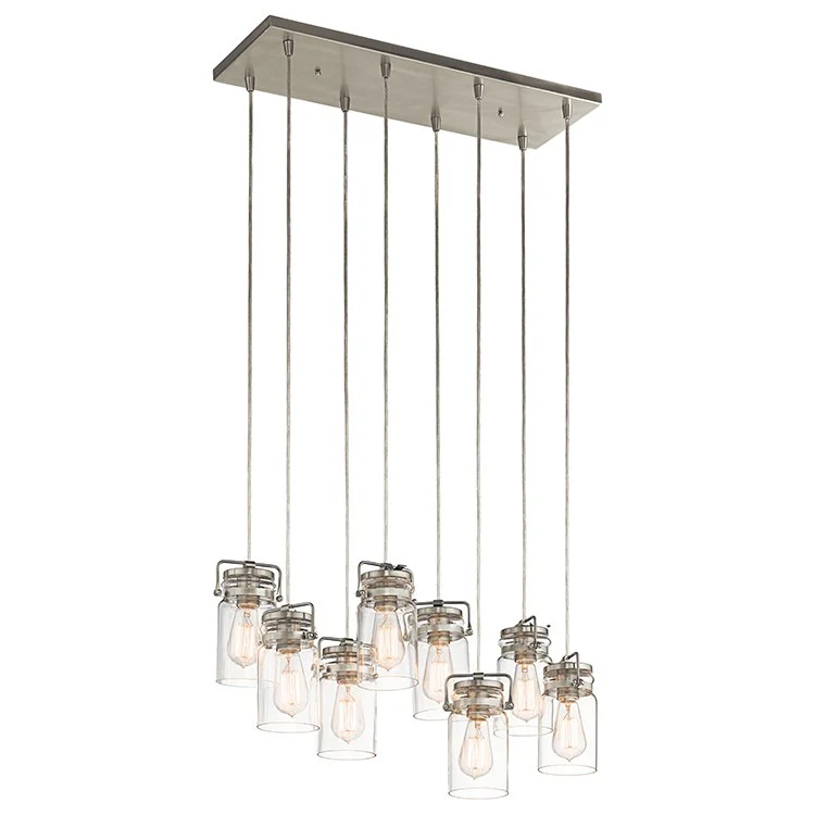 Brinley Eight-Light Linear Chandelier - Frankwebs