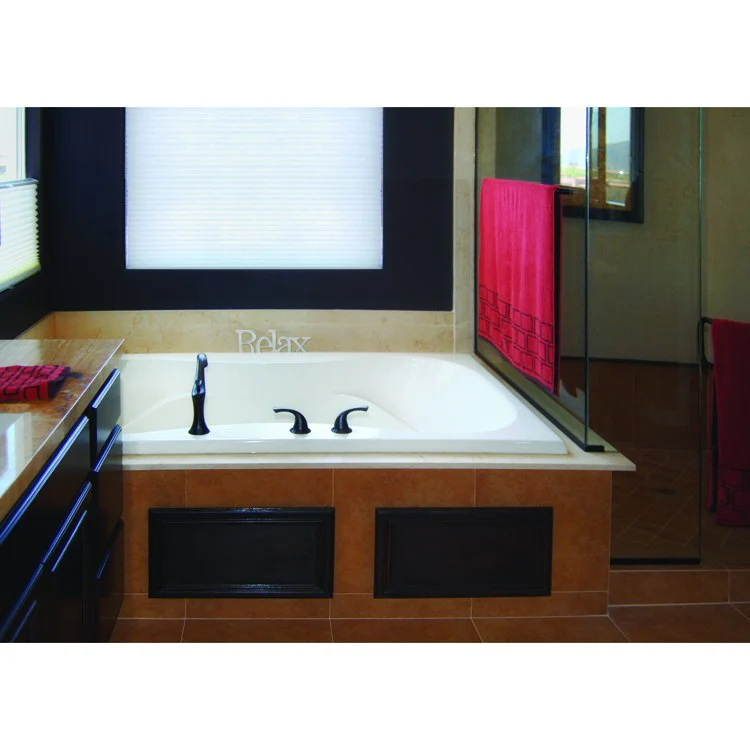 Soaking Tub Metro Collection Rodeo 61 x 32 Inch Freestanding Tub Only End White Hydroluxe SS - Frankwebs