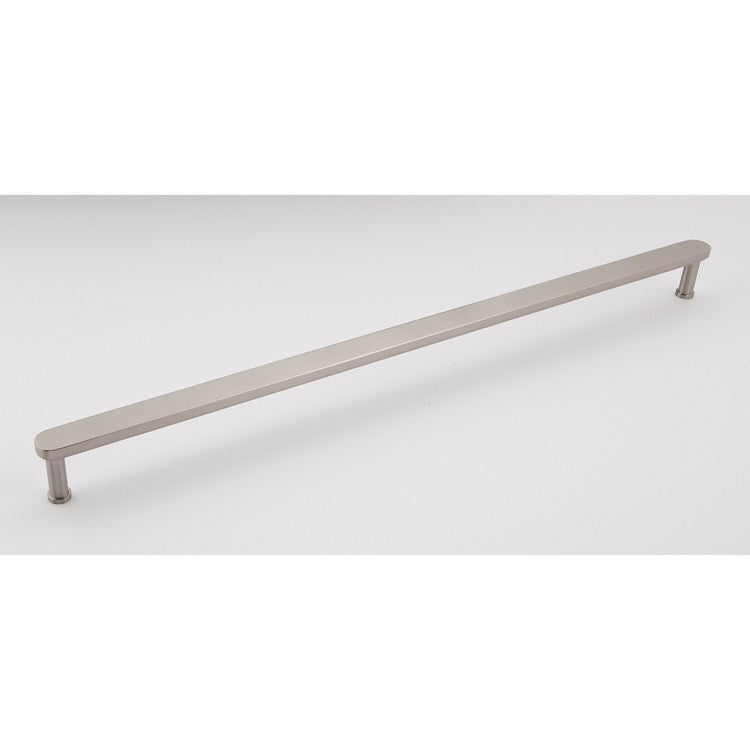 Pull Moderne Oversized Satin Nickel Brass 18 Inch 18-3/4 Inch 1-1/2 Inch - Frankwebs