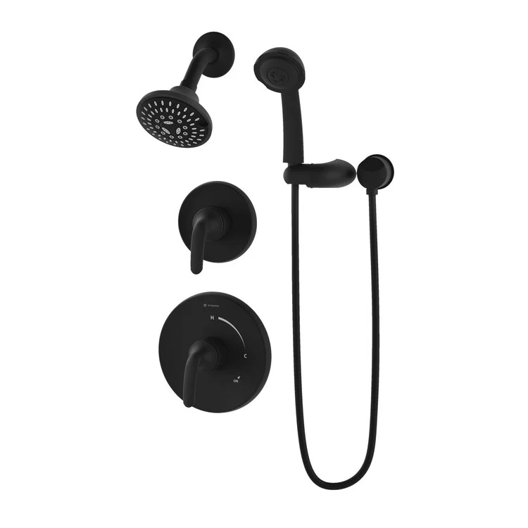 Shower Trim Elm 1 Lever Polished Chrome WaterSense ADA 2.0 Gallons per Minute Round 7 Function for 261 Series Temptrol Valve and 2DIVBODYSRT Diverter - Frankwebs