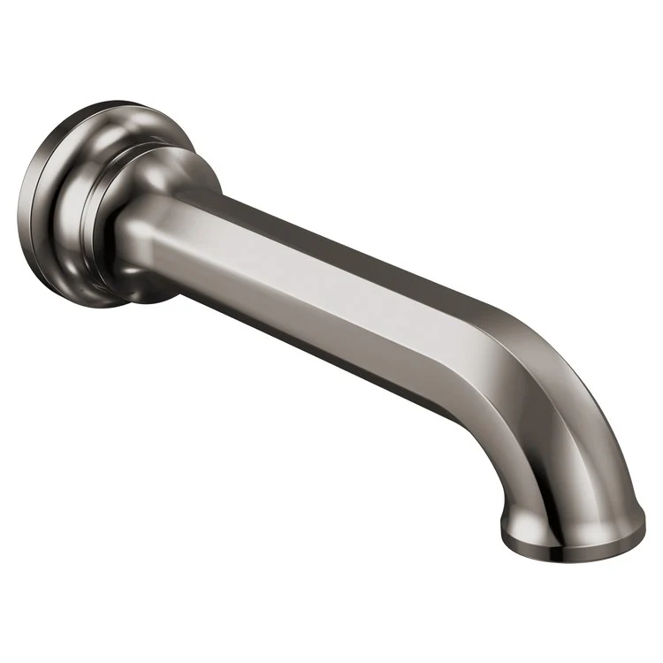 Tub Spout Beauclere Less Diverter Brilliance Black Onyx 9 Inch Brass 1/2 IN NPT - Frankwebs