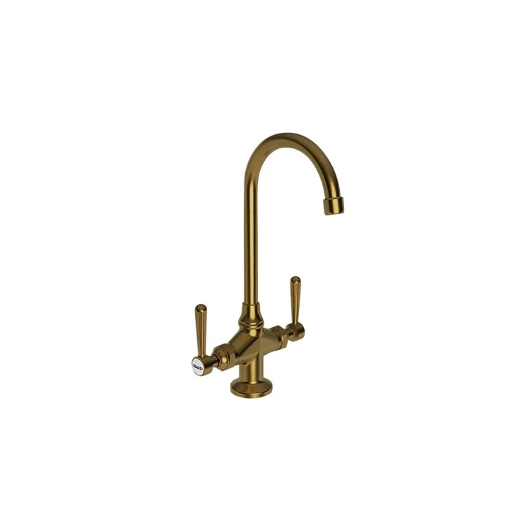 Astaire Two Handle Bar/Prep Faucet - Antique Brass - Frankwebs