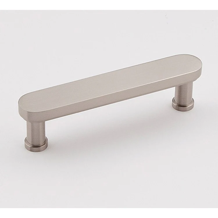 Pull Moderne Satin Nickel Brass 4 Inch 4-3/4 Inch 1-1/8 Inch - Frankwebs