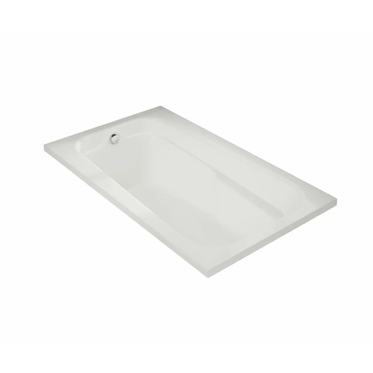 Tub Tempest 60 x 36 Inch Alcove Combined Whirlpool Aeroeffect End White Acrylic - Frankwebs