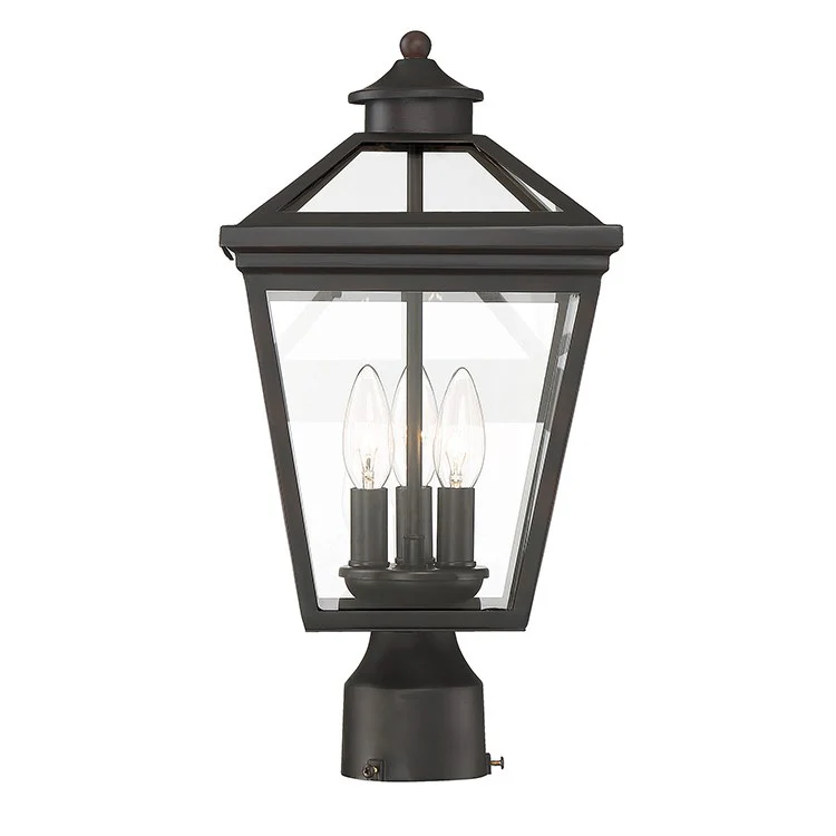 Ellijay Three-Light Outdoor Post Lantern - Frankwebs